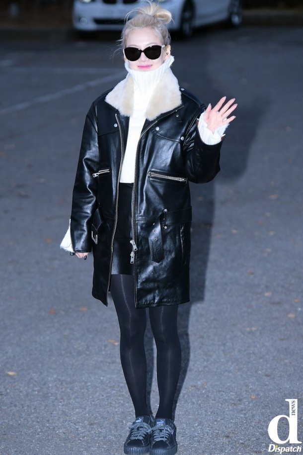 Nguoi dep Han dien do den cuc chat ngay dong anh 9