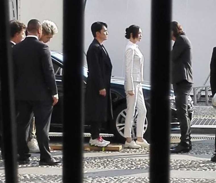 Hau truong phim cua Luong Trieu Vy anh 1