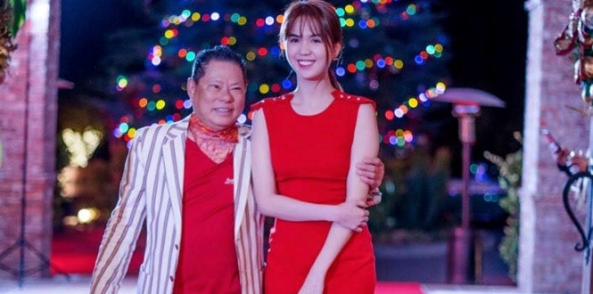 Ty phu Hoang Kieu khoe video don Ngoc Trinh o My hinh anh