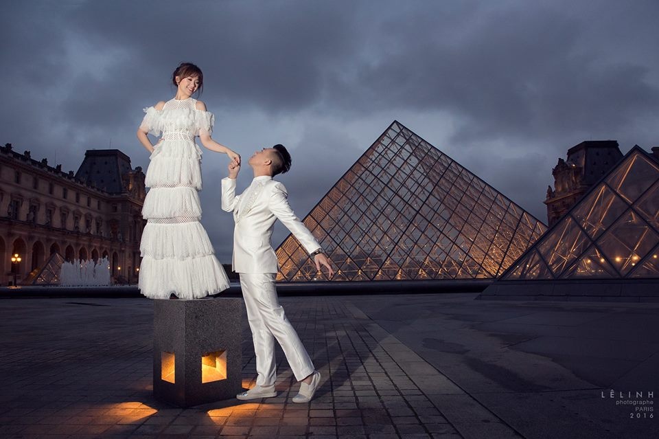 Anh cuoi Tran Thanh va Hari Won o Phap anh 12