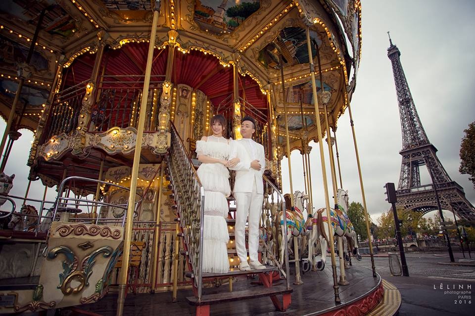 Anh cuoi Tran Thanh va Hari Won o Phap anh 10