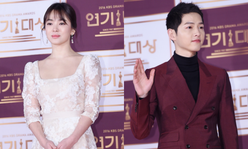 Song Hye Kyo va Song Joong Ki moi nguoi mot noi tren tham do hinh anh