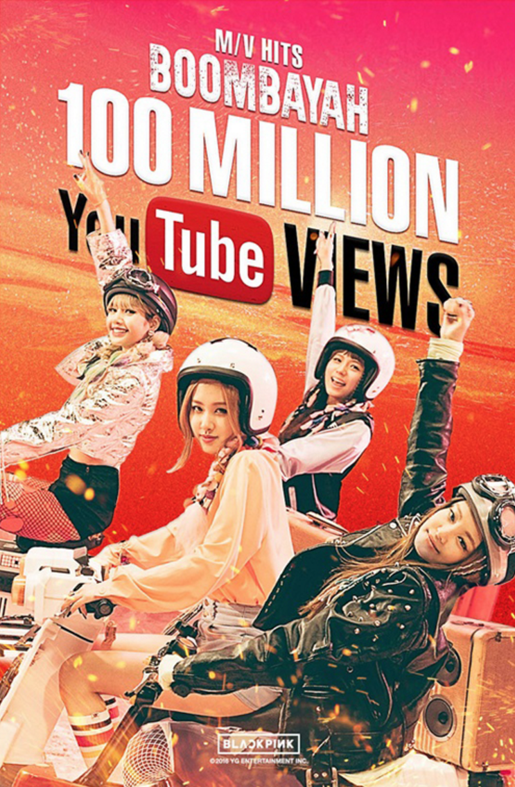 Black Pink lần đầu có MV đạt 100 triệu lượt xem  ảnh 1 Black Pink lan dau co MV dat 100 trieu luot xem anh 1