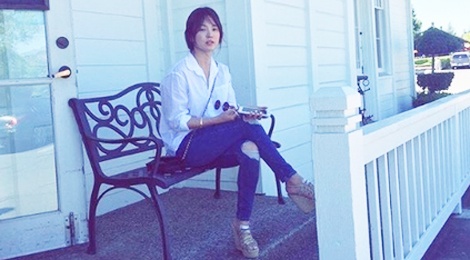 Thoi trang doi thuong gian di cua Song Hye Kyo hinh anh