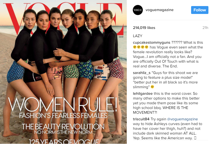 Vogue bị chỉ trích vì photoshop quá đà ảnh 2 Vogue bi chi trich vi photoshop qua da anh 2