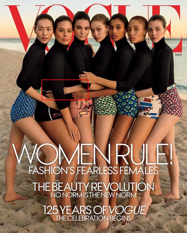 Vogue bị chỉ trích vì photoshop quá đà ảnh 1 Vogue bi chi trich vi photoshop qua da anh 1