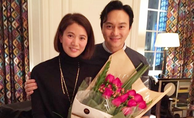 'Quach Tinh' va vo hoa hau ngot ngao ky niem 16 nam ket hon hinh anh