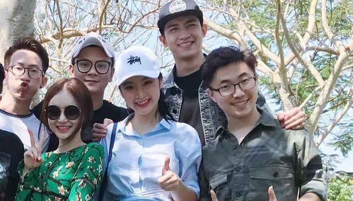 Angela Phuong Trinh di nghi cuoi tuan cung Vo Canh hinh anh