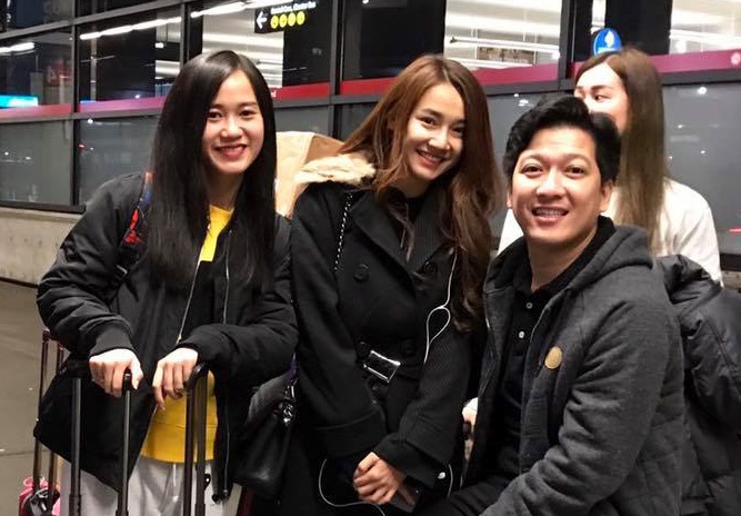 Trường Giang Nhã Phương ở Mỹ ảnh 1 Truong Giang Nha Phuong o My anh 1