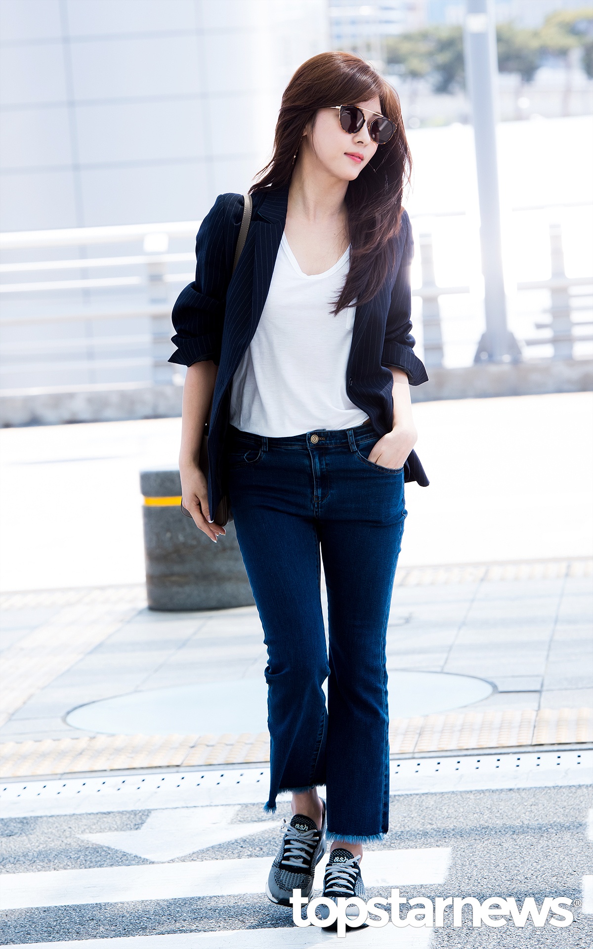 my nhan Han phoi blazer anh 1