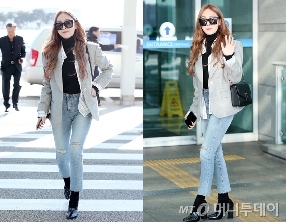 my nhan Han phoi blazer anh 2