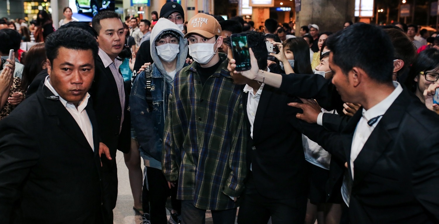 Block B tach nhom khi co mat o Sai Gon luc nua dem hinh anh