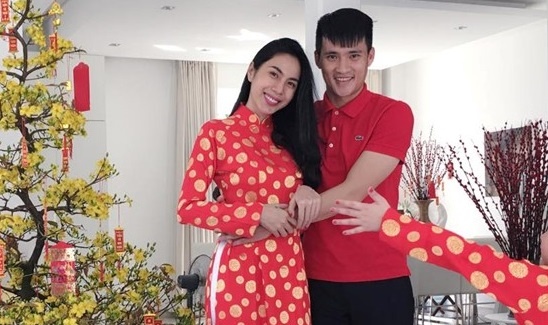 Thuy Tien mac do rong, nghi van mang bau lan hai hinh anh