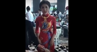 Clip sau tiec an hoi cua dien vien Nguyet Anh hinh anh