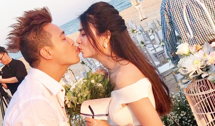 Kha Ly, Thanh Duy ky niem mot nam ngay cuoi ngay tai hon le Nguyet Anh hinh anh