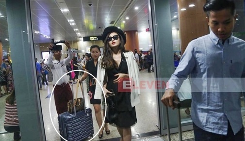 A hau Huyen My gay tranh cai vi anh de me day hanh ly o Myanmar hinh anh