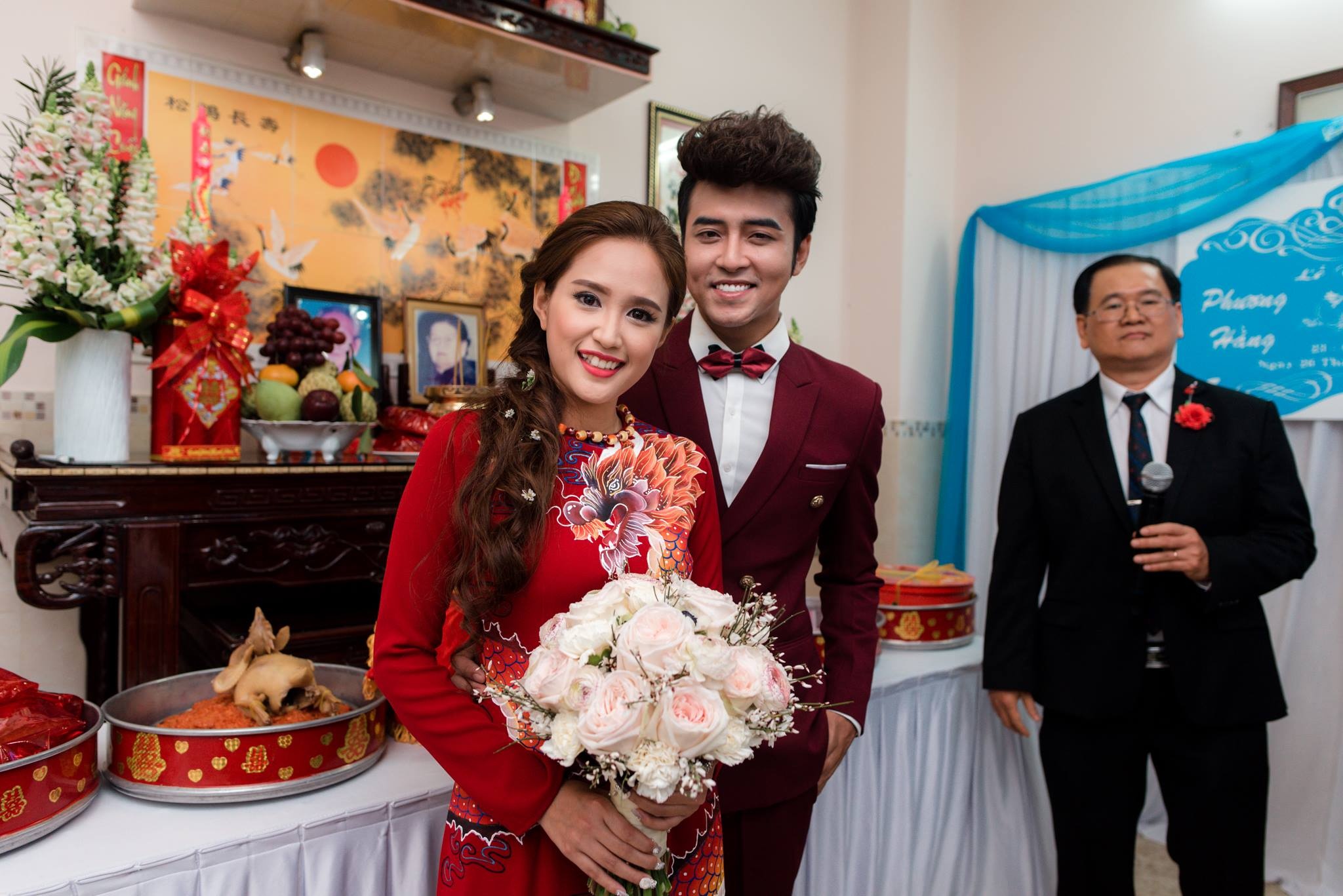 Le ruoc dau cua Phuong Hang va Anh Tam anh 8