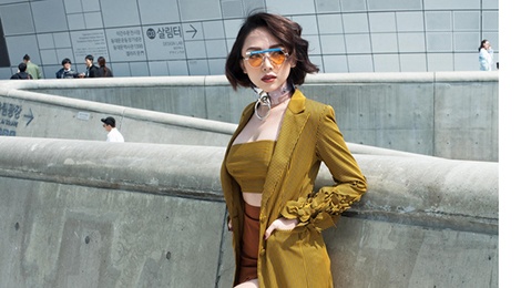 Toc Tien dien dam goi cam thu hut truyen thong quoc te o Seoul hinh anh