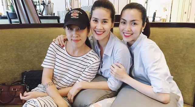 Tang Thanh Ha thon tha khi lan dau xuat hien sau sinh hinh anh