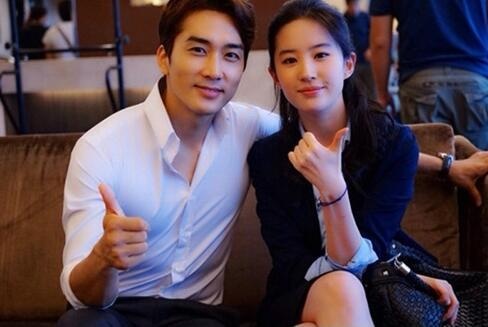 Luu Diec Phi va Song Seung Hun cuoi anh 3