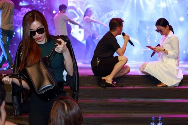 Minh Hang to Ho Ngoc Ha chen ep o The Face anh 4