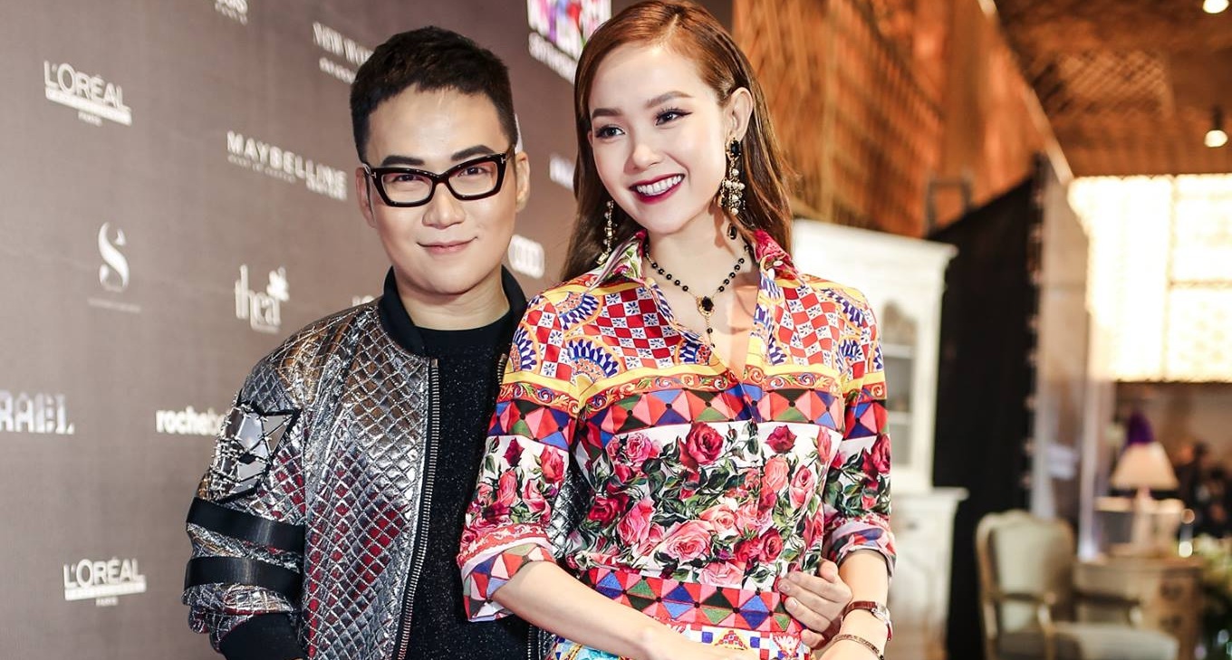 Minh Hang thu hut ong kinh khi di xem thoi trang hinh anh