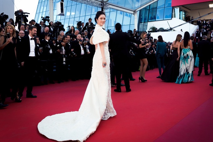 Lý Nhã Kỳ trên thảm đỏ Cannes ảnh 8 Ly Nha Ky tren tham do Cannes anh 8