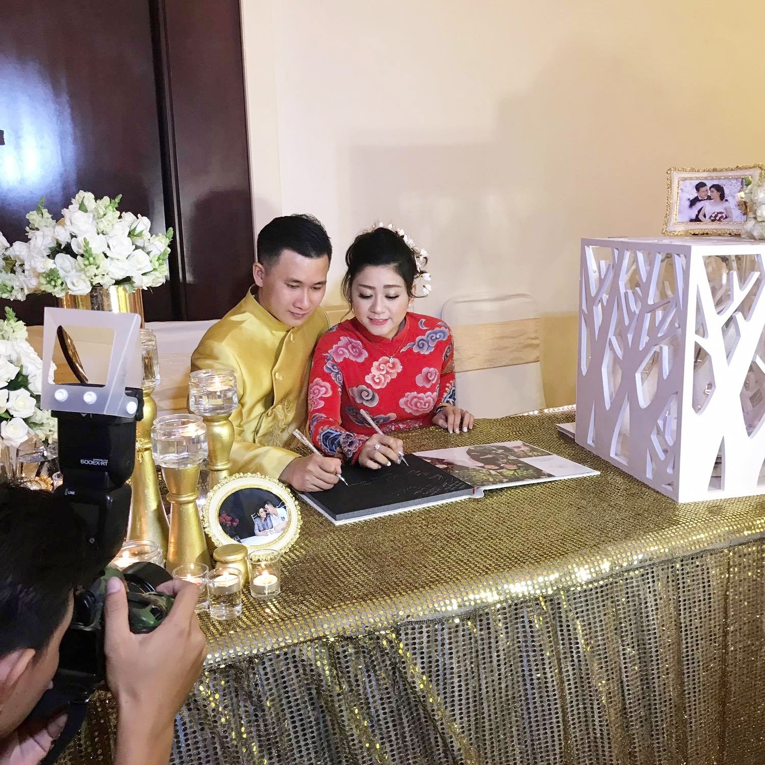 Nghe si Viet mung cuoi con gai Kim Tu Long anh 1