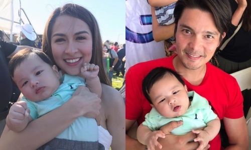 Con trai Dan Truong duoc my nhan dep nhat Philippines be bong hinh anh