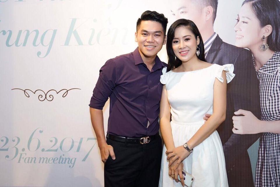 Le Phuong cuoi Trung Kien anh 1