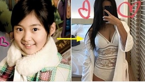 Anh goi cam cua sao nhi Han Quoc bi phan doi hinh anh