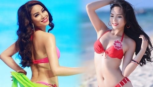 Pham Huong, Ky Duyen, Minh Tu 'cam trich' The Look 2017 hinh anh