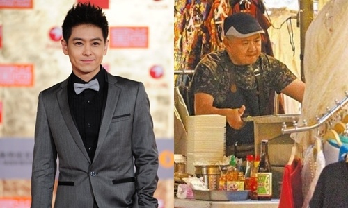 Anh trai Lam Chi Dinh ban hang an via he hinh anh