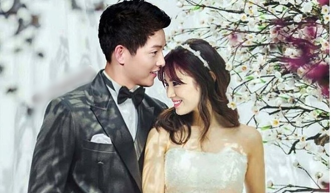 Lo ngai hon loan, lon xon tai le cuoi Song Joong Ki - Song Hye Kyo hinh anh