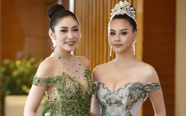 Bo vuong mien, Dang Thu Thao van du su kien voi mac Hoa hau Dai duong hinh anh