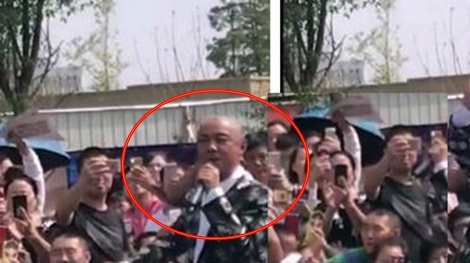 Khan gia khong nhan ra khi Truong Ve Kien ve que bieu dien hinh anh