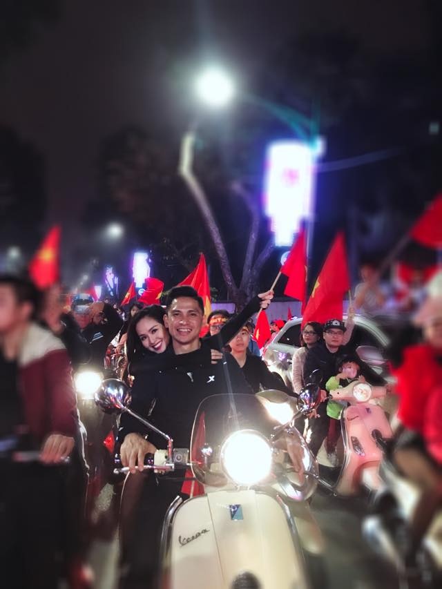 Sao Viet mung chien thang cua U23 Viet Nam anh 14