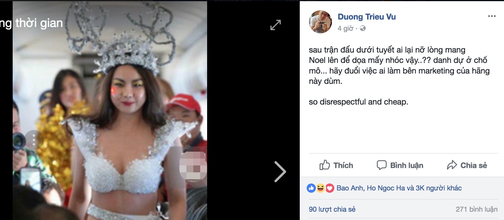 Sao Viet, du luan phan no voi clip nguoi mau mac bikini don U23 VN hinh anh