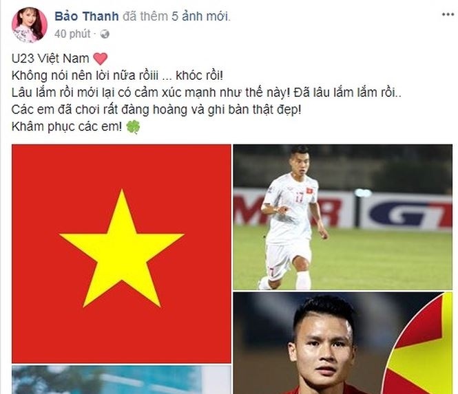 Sao Viet mung chien thang cua U23 Viet Nam anh 6