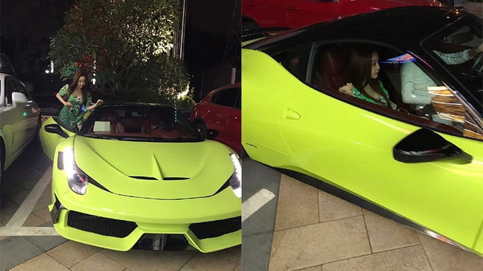 Cuu hoa hau Han bi chi trich vi khoe duoc tang xe anh 1