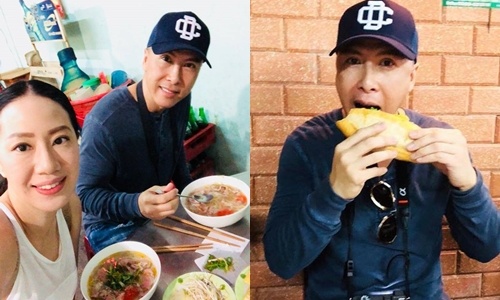 Vo chong Chan Tu Dan khoe anh du lich Hoi An hinh anh