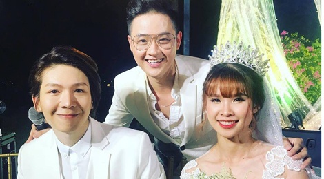 Dan sao Viet du cuoi Khoi My va Kelvin Khanh hinh anh