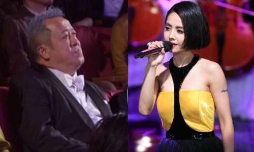 Thai Y Lam bi che hat live tham hoa tren san khau Kim Ma hinh anh