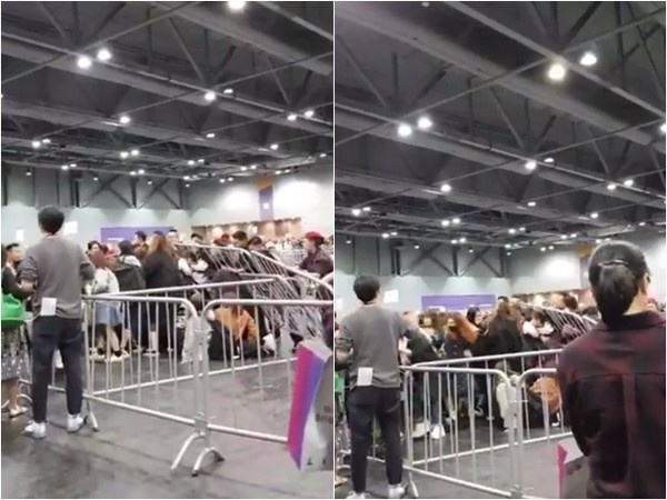 Clip nhon nhao tai phia ben ngoai san khau MAMA o Hong Kong hinh anh