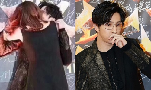 Tai tu Trung Quoc kho chiu khi bi MC nu cuong hon tren tham do hinh anh