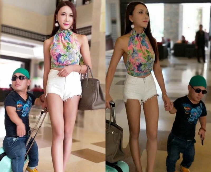 Sao nu Trung Quoc gay xon xao khi cong khai yeu anh chang cao 1 m hinh anh