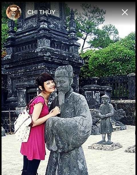 Anh tranh cai cua Chi Pu ben tuong Phat anh 2