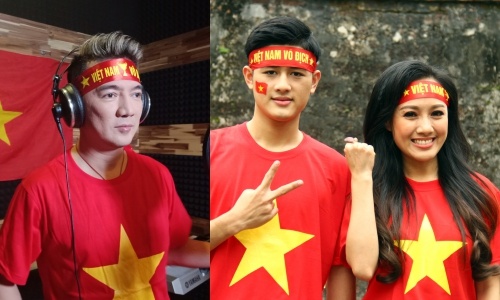 Dan sao Viet quay MV 'Duong den ngay vinh quang' co vu tuyen U23 VN hinh anh