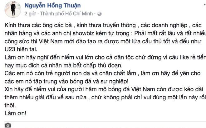 Sao Viet phan no nguoi mau mac bikini U23 Viet Nam anh 1