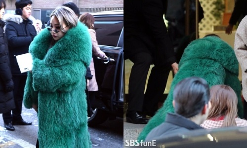 Ca si CL nga khi khoac ao nhu chan long du le cuoi Taeyang (Big Bang) hinh anh